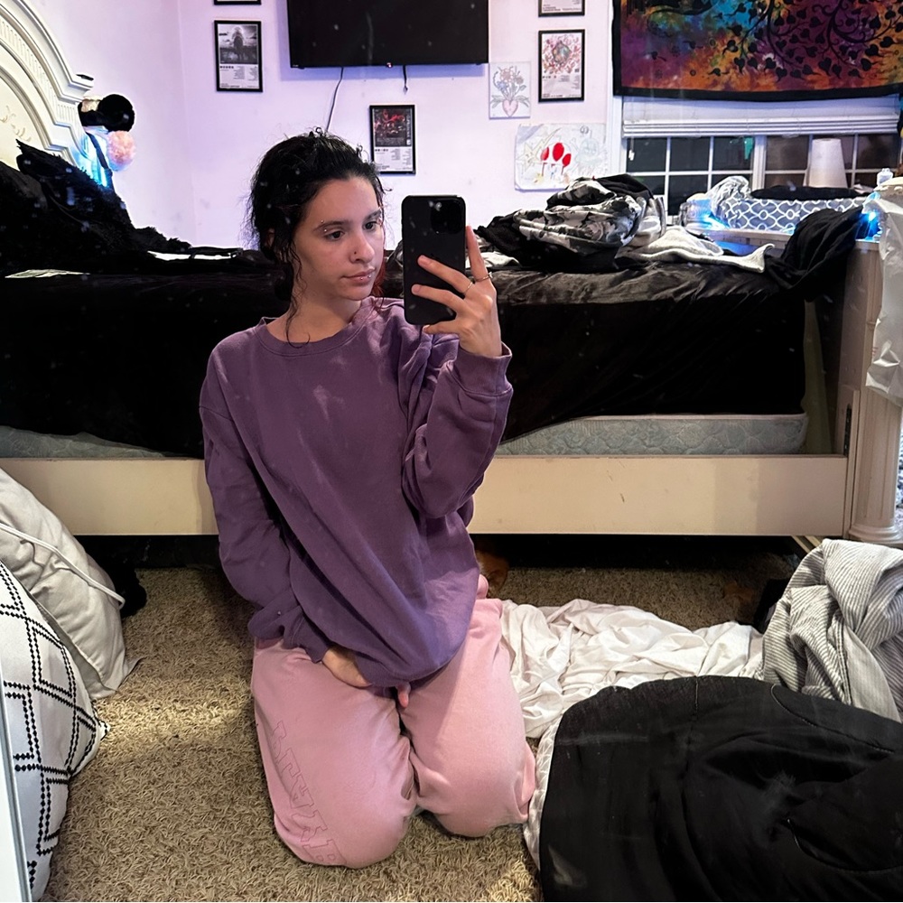 Purple sweater